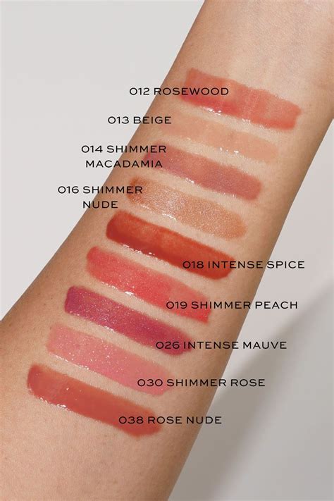 dior blush color chart